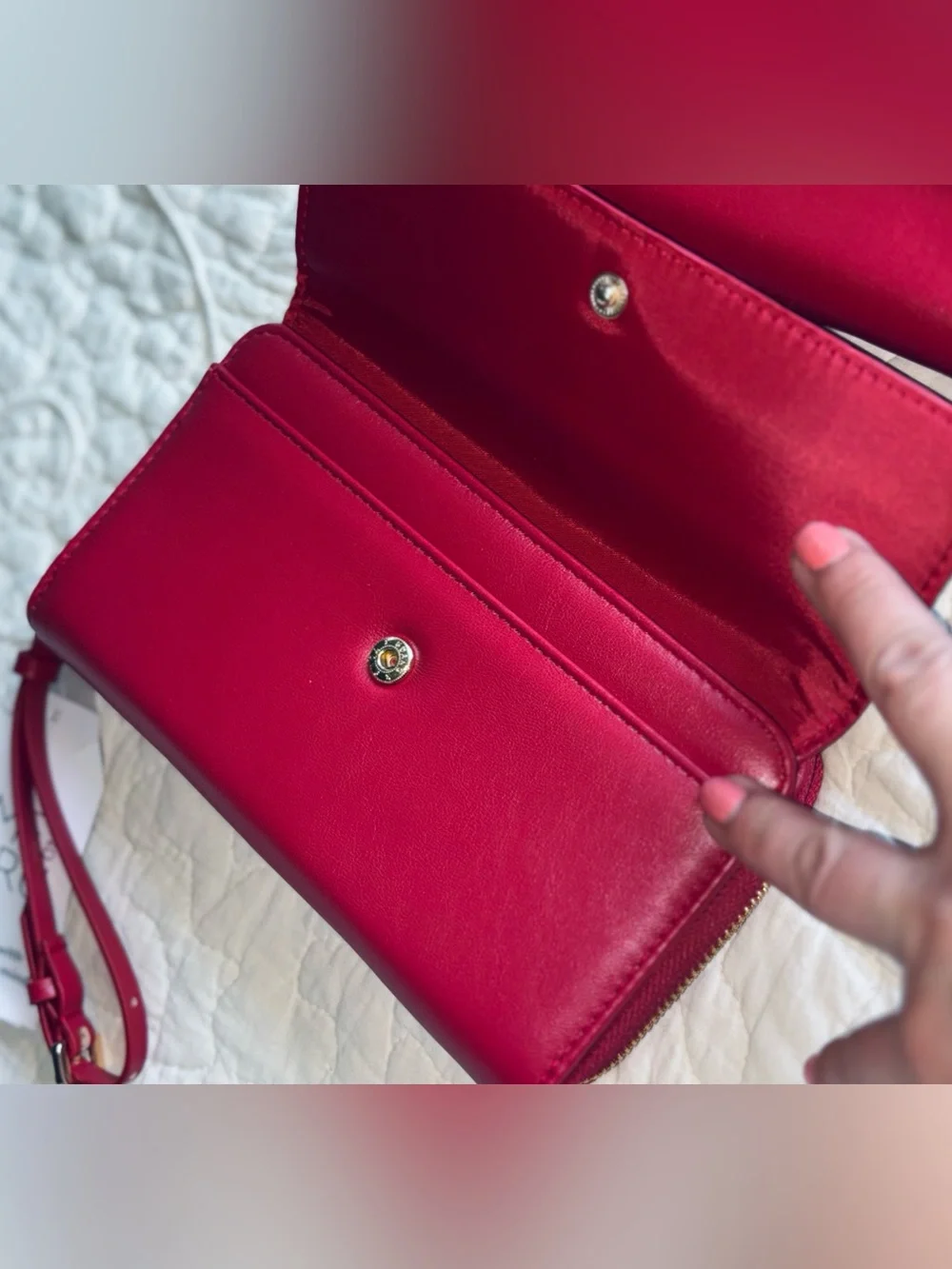 Time & Tru Red Wristlet Wallet | NWT *